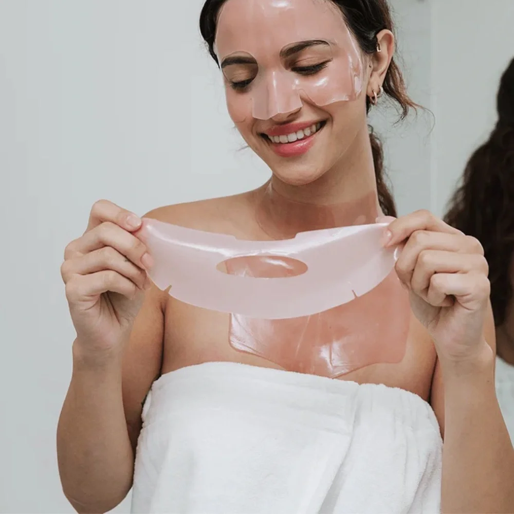 Karuna Skin Collagen Hydrogel two (2) Face Masks calms, boosts hydration +more